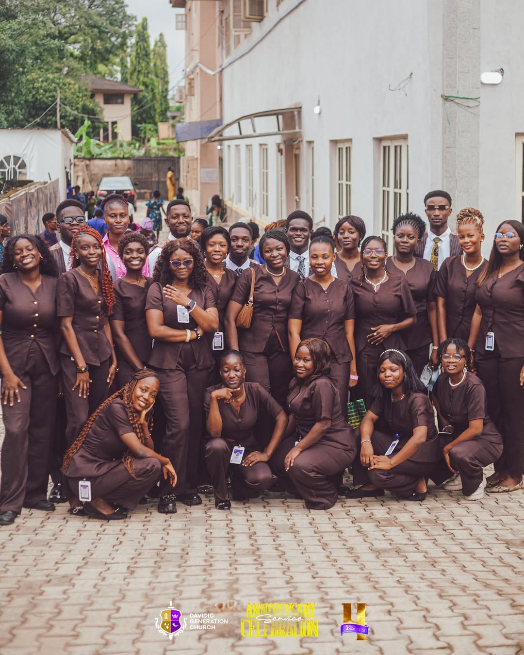 Members of the DGC congregation celebrating the church’s 4th year anniversary