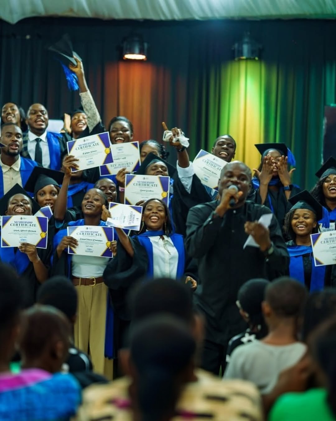 DGC members celebrating Easter Sunday alongside the latest Foundation School graduating class